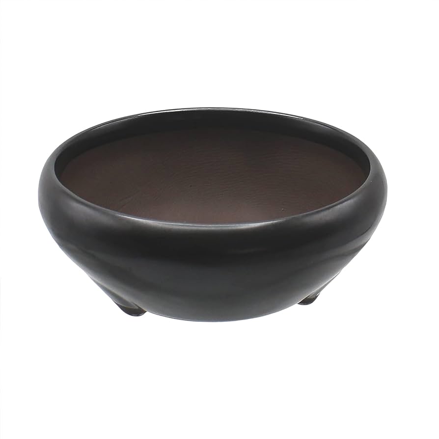 黒瀬戸　菓子鉢 黒丸鉢大 | 瀬戸焼窯元の陶器ネットショップ【陶器ショップ RIPPOU】
